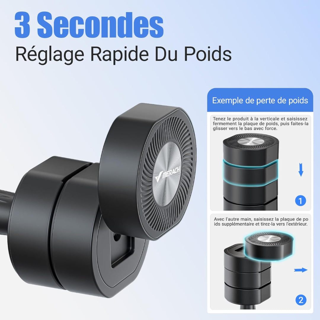 Haltères Réglables 4 en 1