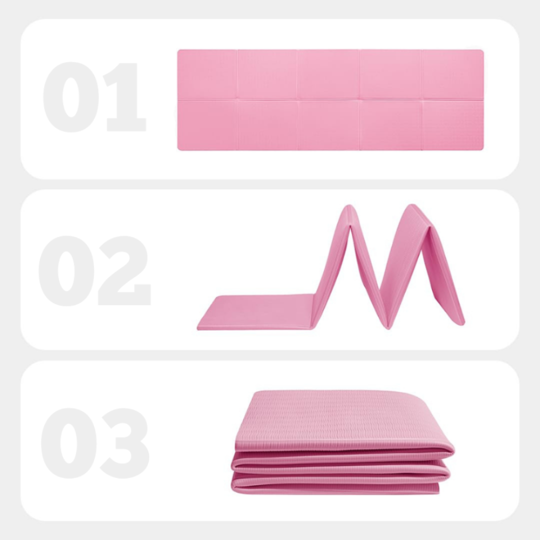 Tapis de Yoga Pliable & Antidérapant