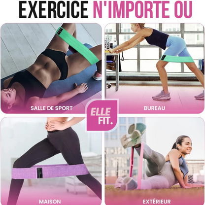 Pack de 3 bandes de résistances élastiques