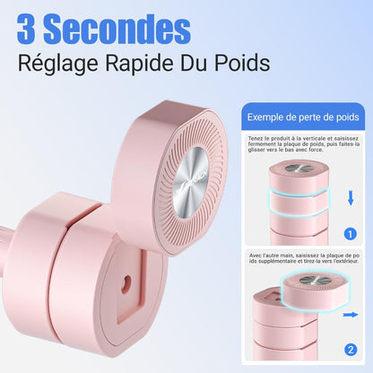 Haltères Réglables 4 en 1