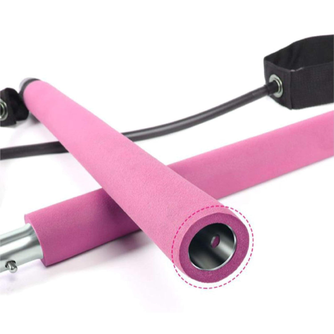 Barre de Pilates réglable + Bandes de résistance