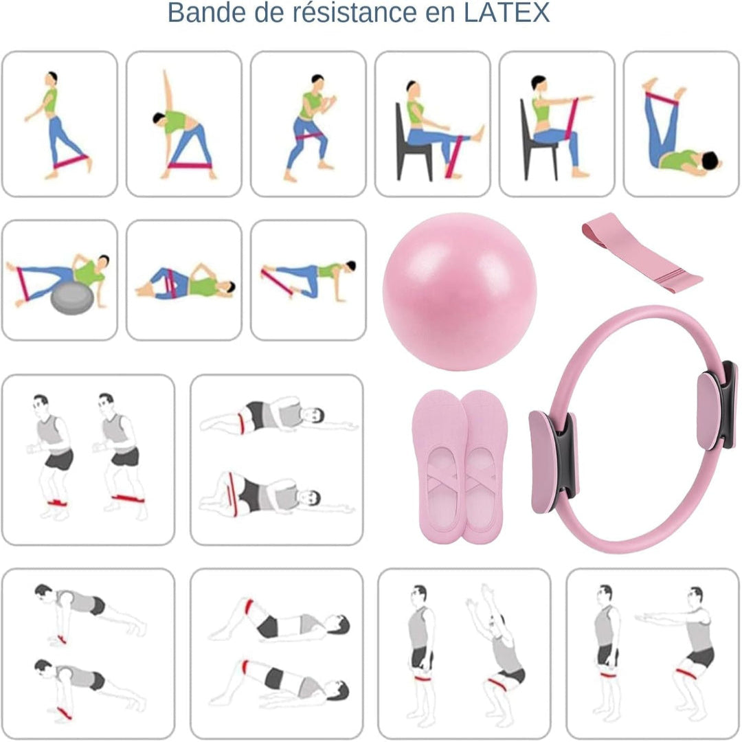 Pack pilates essentiel - 4 en 1